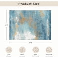 thumbnail image 3 of Phantoscope Warm Moroccan Boho Rug — Low-Pile Living Room Rug, 5' x 7', Blue/Orange, 3 of 6