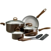 Silverstone 9-Piece Cookware Set, Brown