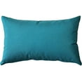 thumbnail image 2 of Pillow Decor Sunbrella Indoor Outdoor Throw Pillows 12"x20" Rectangular (2-Pack) (Peacock), 2 of 9