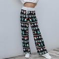 thumbnail image 4 of Women's Ugly Christmas Pajama Pants Long Lounge Bottoms S-3XL, 4 of 8