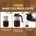 thumbnail image 4 of 64 oz Mason Jar Pitcher with Stainless Steel Filter, Pour Spout Handle Lid, Heavy Duty Glass Airtight & Leak-Proof for Iced Coffee,Tea & Lemonade, 4 of 7