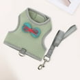 thumbnail image 4 of Visland 1 Set Pet Leash Comfortable Adjustable Small Pet Harness And Leash with Bow Decoration for Rabbit Cat Ferrets, 4 of 8