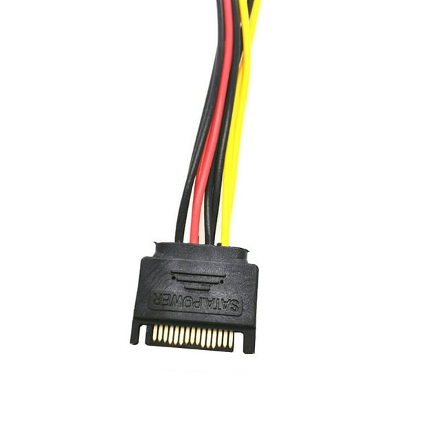 SATA Power Cable Y Splitter Computer SATA 15-pin 15pin Y splitter ;15pin Cord 1-drag-2 Adapter Hard Disk Accessory