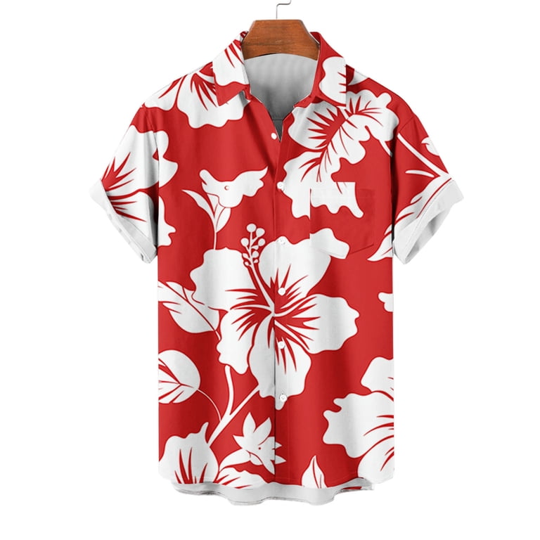 Cowboy Ride Horse Herenhemd met korte mouwen, button-down shirt, casual