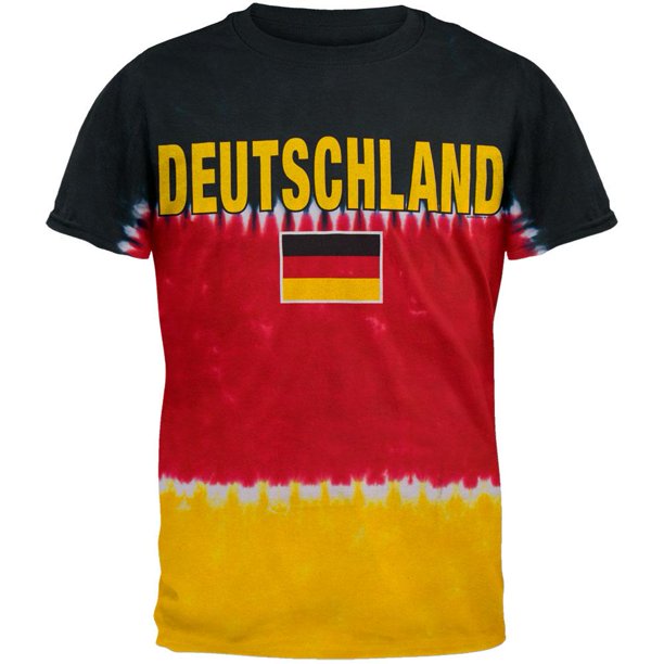 International Flags German Flag Tie Dye TShirt Large