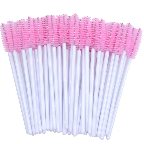 300 Pieces Mascara Wands Bulk Disposable Eyelash Brushes for Extensions Brush Tool Kit,White