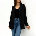 thumbnail image 3 of Women's Solid Color Long Sleeve Button Down Shirt with Collar and Pocket, 3 of 6