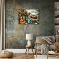 thumbnail image 2 of Autumn and Western Elements, Guitar, Cowboy Boots, Cactus Poster Canvas Print Wall Art Bedroom Room Aesthetics Decoration, 2 of 5