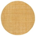 thumbnail image 2 of SAFAVIEH Abstract Yorick Striped Polyester Area Rug, Gold/Ivory, 6' x 6' Round, 2 of 7