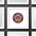 thumbnail image 3 of Gallery Pops WNBA Los Angeles Sparks - Global Logo Wall Art, White Framed Version, 12" x 12", 3 of 5