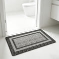 thumbnail image 5 of Ultra Thin Indoor Door Mat, Low-Profile Door Mat Indoor Entrance, Non Slip Rubber Backing Inside Doormat Washable Welcome Front Entryway Dirt Trapper Entry Mat, Grey, 5 of 6