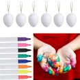 thumbnail image 3 of Fasiaou 50PCS Plastic White Fake Eggs,Easter Eggs,Realistic Eggs,Faux Fake Egg for DIY Crafts,Painting,Party,Home Decor,Kids,Kitchen,A, 3 of 9