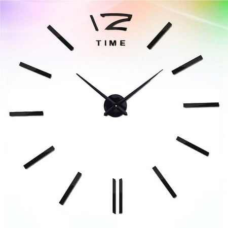 GETAJGHSD Square Wall Clock Modern Simple Black 1Pcs 39x39x0.4In