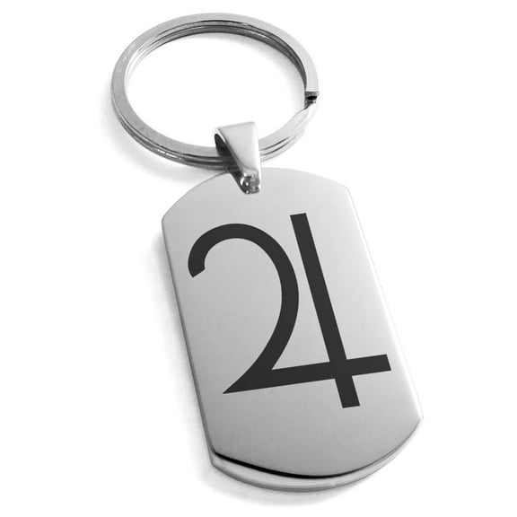 Tioneer Stainless Steel Solar System Planetary Jupiter Engraved Dog Tag Keychain Keyring