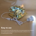 thumbnail image 3 of 4 Cylinder Stirling Engine Kit with LED Light DIY Educational Physics Model for Students and Science Projects, 3 of 7