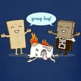 thumbnail image 3 of CafePress - Flaming Marshmallow Group Hug! T Shirt - Dark T-Shirt Kids XS-XL, 3 of 4