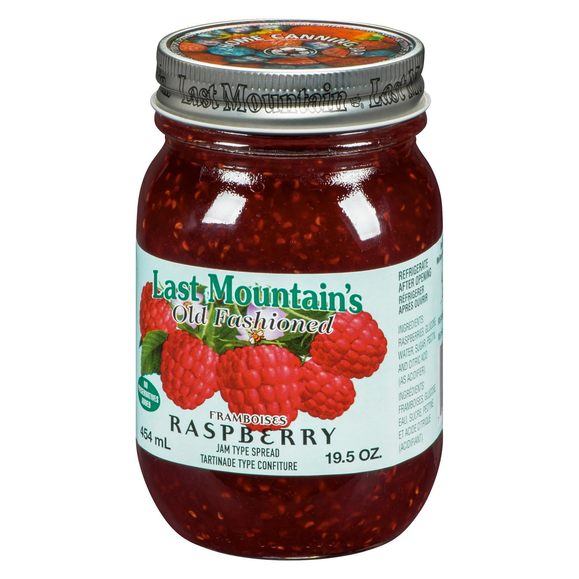 Tartinade aux framboises Old Fashioned de Last Mountain 454 ml