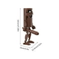 thumbnail image 3 of Figurine d'Action Brainrot Italienne 4 Pouces Tung Tung Sahur, Jouets Animaux pour la Pourriture du Cerveau Italien, Jouets Non-Movables Échelle Amusante Brainrot (Tung Tung Sahur), 3 of 6