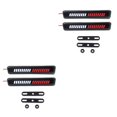 thumbnail image 1 of Kenally 2 piezas/Kit de luz de rejilla delantera automotriz portátil desmontable LED IPX4 lámpara decorativa impermeable herramienta de iluminación Rojo blanco 2piezas Kenally CBP264049, 1 of 5