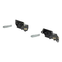 CURT 70137 Custom Tow Bar Base Plate Brackets for Dinghy Towing, Fits Select Ford F-250