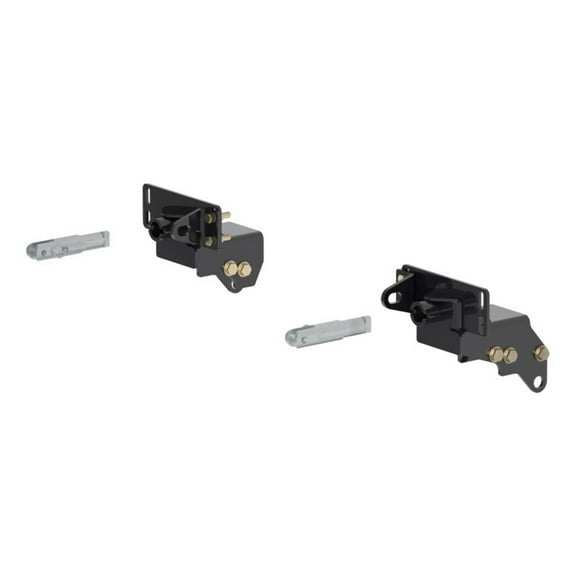 CURT 70137 Custom Tow Bar Base Plate Brackets for Dinghy Towing, Fits Select Ford F-250