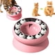 thumbnail image 2 of Alimentador Lento para Gatos,Tazones Comida para Perros y Gatos,Alimentador Rompecabezas para Gatos Alimentador Lento Giratorio,Tazones Comida Alimentador-Rosa, 2 of 5