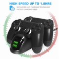 thumbnail image 3 of INF Dual Charging Station for Two PS4/PS4 Slim/PS4 Pro Controllers, 3 of 6