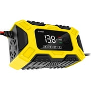 E-FAST Car Battery Chargers /6A Full Automatic Battery Chargers Maintainer 3-Stage Portable Trickle Chargers Battery Desulfat