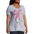 thumbnail image 3 of Just My Size Tropical Flower Short Sleeve Graphic T-Shirt GTJ181Y06069, 3 of 5