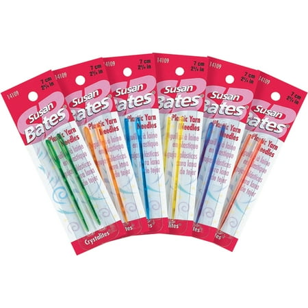 Crystalites Plastic Yarn Needles-2.75" 2/Pkg