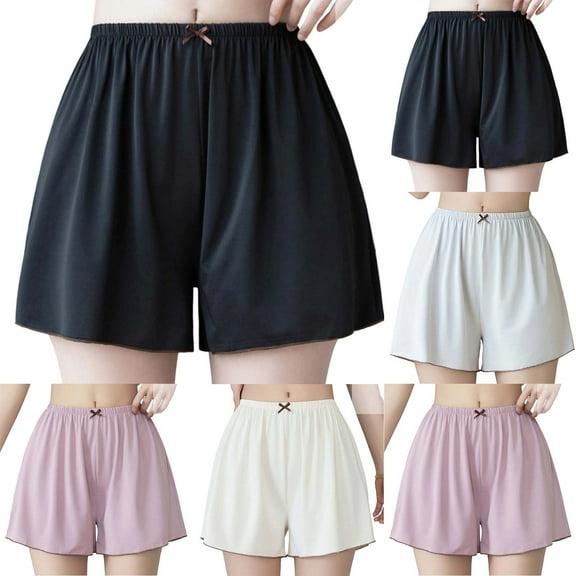 HVOBTTY Breathable Panties for Women, Womens Underwear Plus Size, Women Solid Color Patchwork Briefs Panties Underwear Knickers Underpants Black, XXXL