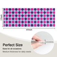 thumbnail image 5 of Pink Purple Checkered Pattern Kitchen Rug Mat,Kitchen Runner Rugs Non Skid Washable,Decorative Kitchen Floor Mats for Kitchen,Sink,Laundry,17"X47", 5 of 5