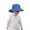 1-Blue243, variant on Oiyii Newborn Boys Chin‑Strap Bucket Hat Solid Caps Outdoor Headwear Fishman Cap, Navy