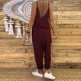 thumbnail image 3 of asdoklhq Womens Jumpsuits and Rompers,Sleeveless Jumpsuit Ladies Casual Loose Playsuit Long Trousers, 3 of 7