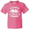 thumbnail image 3 of Inktastic Rock Climbing Mountains Youth T-Shirt, 3 of 5