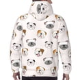 thumbnail image 7 of Wukai Bulldog Face Print Men Hoodies Fleece Sweatshirts Long Sleeve Sweaters Pullover Fall Outfits Winter Clothes-Medium, 7 of 7