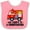 Pink and White, variant on Inktastic Fireman Daddy is a Firefighter Boys or Girls Baby Bib