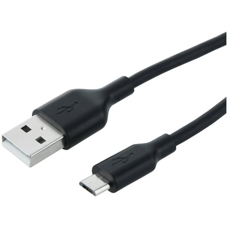 ONN 3-Foot Sync and Charge Cable with Micro USB Connector, High-Quality