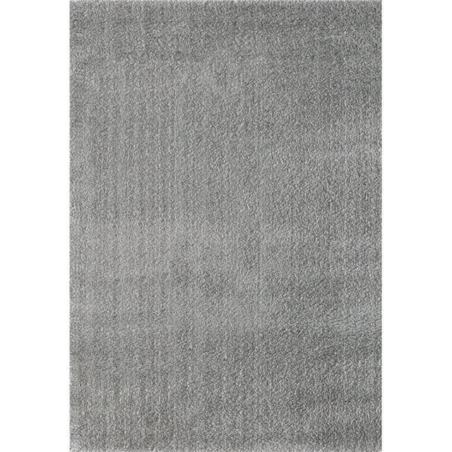 Dynamic Rugs SI245900901 2 ft. x 3 ft. 3 in. Silky Shag 5900 Rectangle Contemporary Rug - 901 Silver