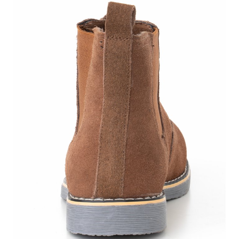 Alpine Swiss Mens Chelsea Boots Genuine Suede Dress Ankle  display picture 1