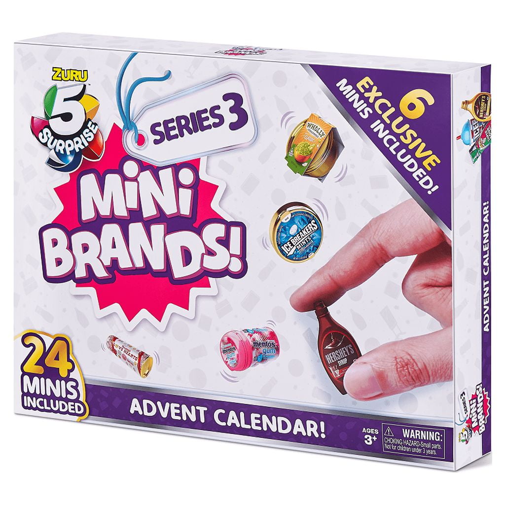  5 Surprise Mini Brands Collector's Case Series 4 Store &  Display 30 Minis with 5 Exclusive Mini's Mystery Real Brands Miniature  Collectibles by ZURU : Toys & Games