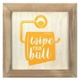 thumbnail image 4 of Stratton Home Decor "Floss, Flush, Wipe, Wash" Cute Decorative Bathroom Wall Art, 4 of 6