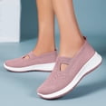 thumbnail image 2 of DXOUPM Chaussures à Enfiler pour Femmes en Maille Respirante Espadrilles Légères Marche Course Chaussures Rétro, 2 of 3