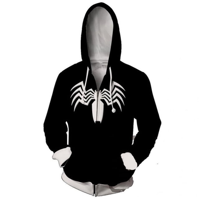 Cardigan à Capuche à Fermeture Éclair Animation Cosplay Impression Numérique 3D Printemps et Automne Vêtements de Douleur