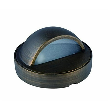 

2 x 3.37 in. Landscape-Spotlights Deck - Antique Brass