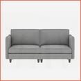 thumbnail image 6 of Mid Century Modern 74.27'' 2-Seater Loveseat: Breathable Fabric, Solid Wood Frame for Small Spaces, 6 of 10