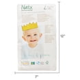 thumbnail image 5 of Naty by Nature Babycare Eco-Friendly Premium Disposable Diapers for Sensitive Skin, Size 2, 34 Diapers, 5 of 8
