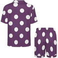 thumbnail image 4 of Sdmnsg-T Ensemble de Pyjama Coloré de Baseball Golf pour Femmes Shorts Ensemble Deux Pièces Manches Courtes, 4 of 8