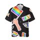 thumbnail image 3 of Camisetas con estampado 3D de la bandera del arcoíris LGBT para hombres y mujeres, camisetas de manga corta con solapa y personalidad a la moda, camisetas con botones para hombres, 3 of 5