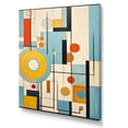 thumbnail image 2 of Designart "Mod Geometrics Colorful Mid Century Precision I" Abstract Canvas Wall Art, 2 of 5